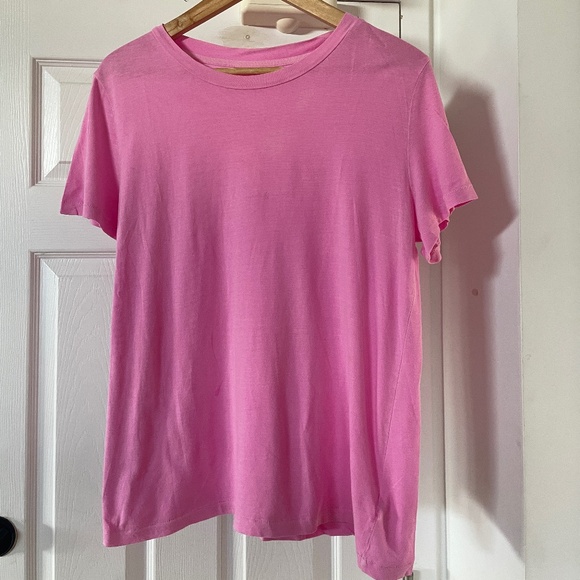 Gap Organic Cotton Bubblegum Pink T Shirt Size Medium - Picture 1 of 4